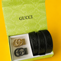 Guccci printed quality 2 pcs buckle combo