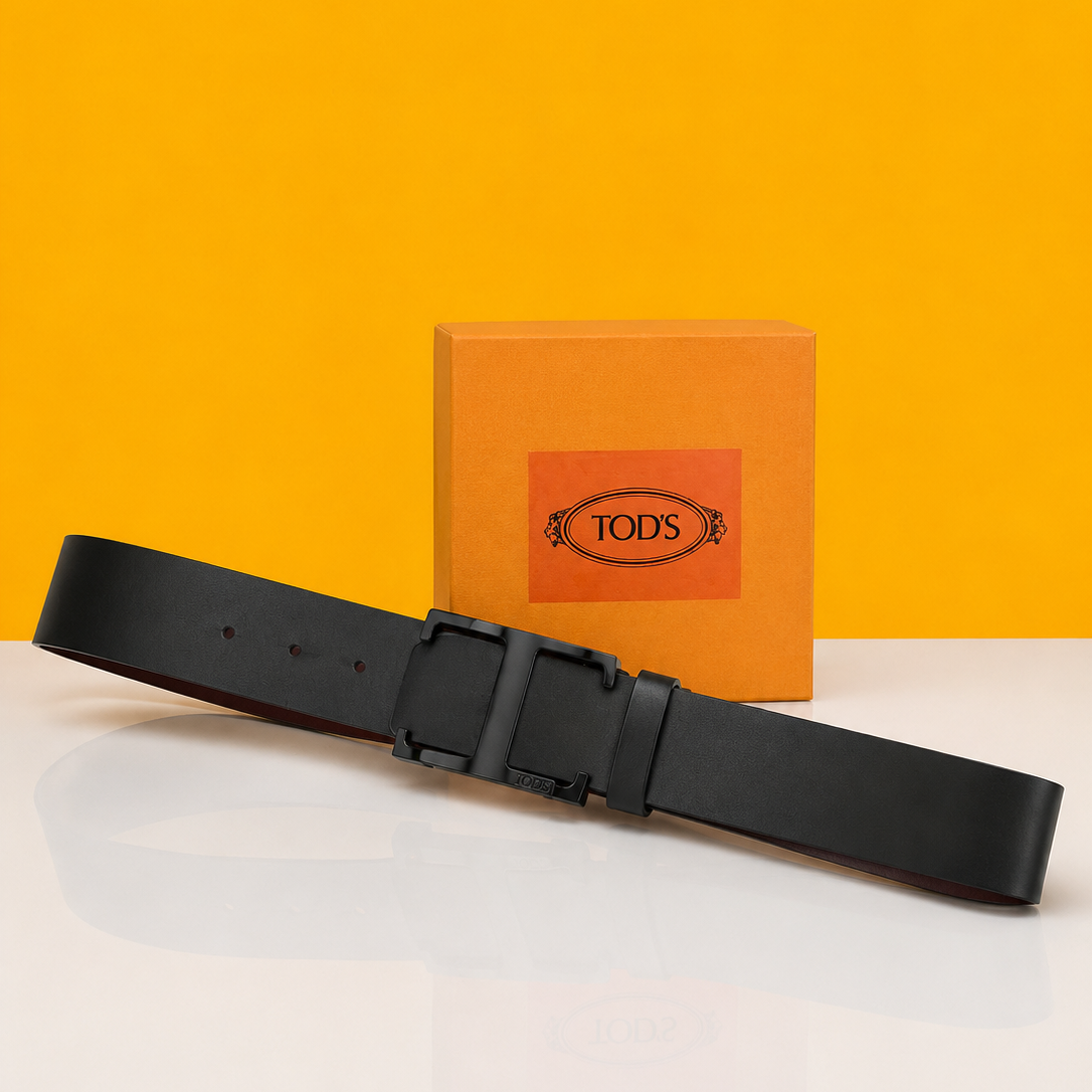 todss full black premium quality belt
