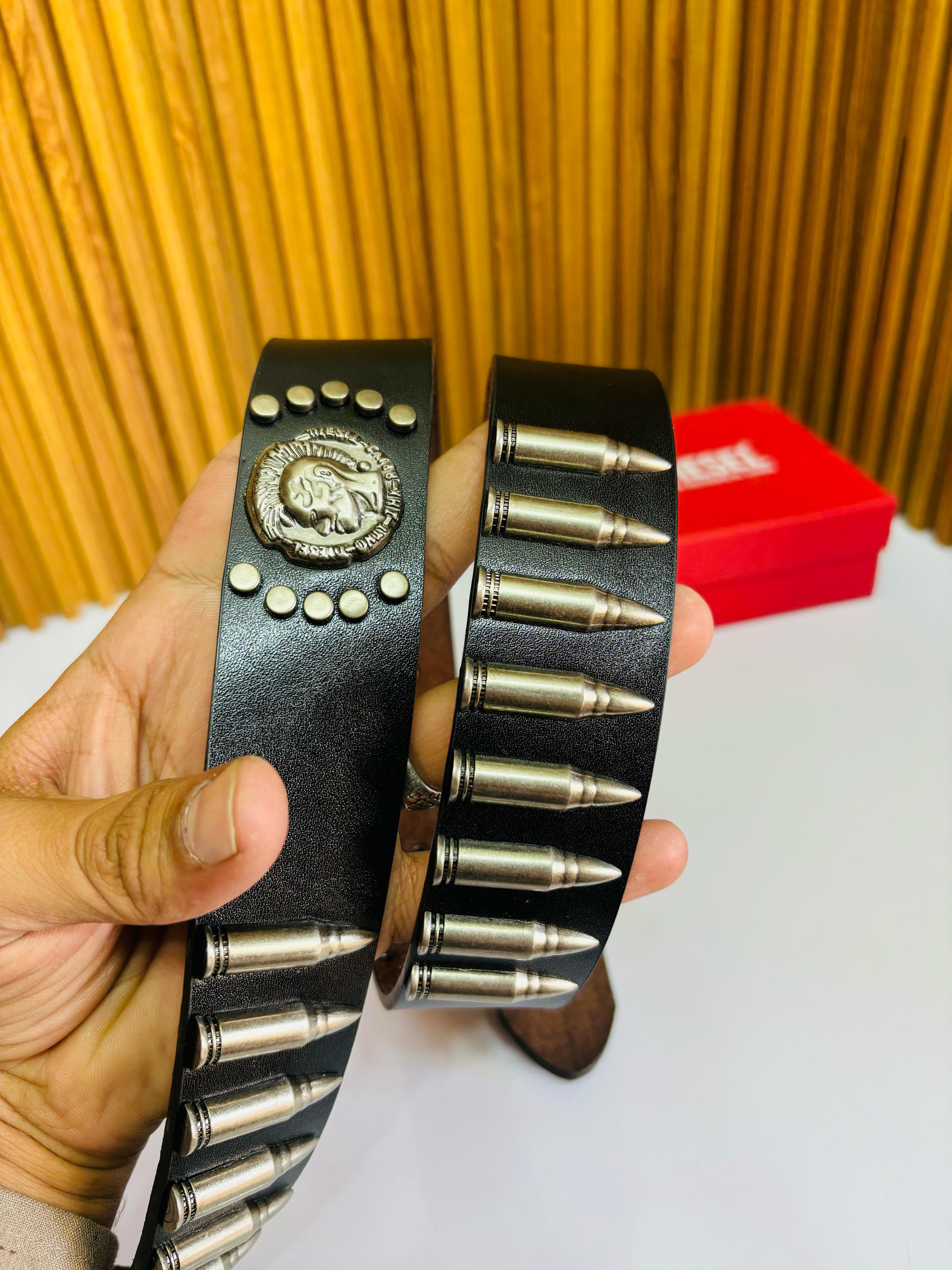 Diisell Full Ribbit Black Premium Quality Belt