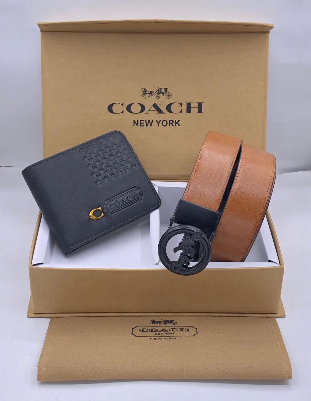 Coaach belt & premium quality combo
