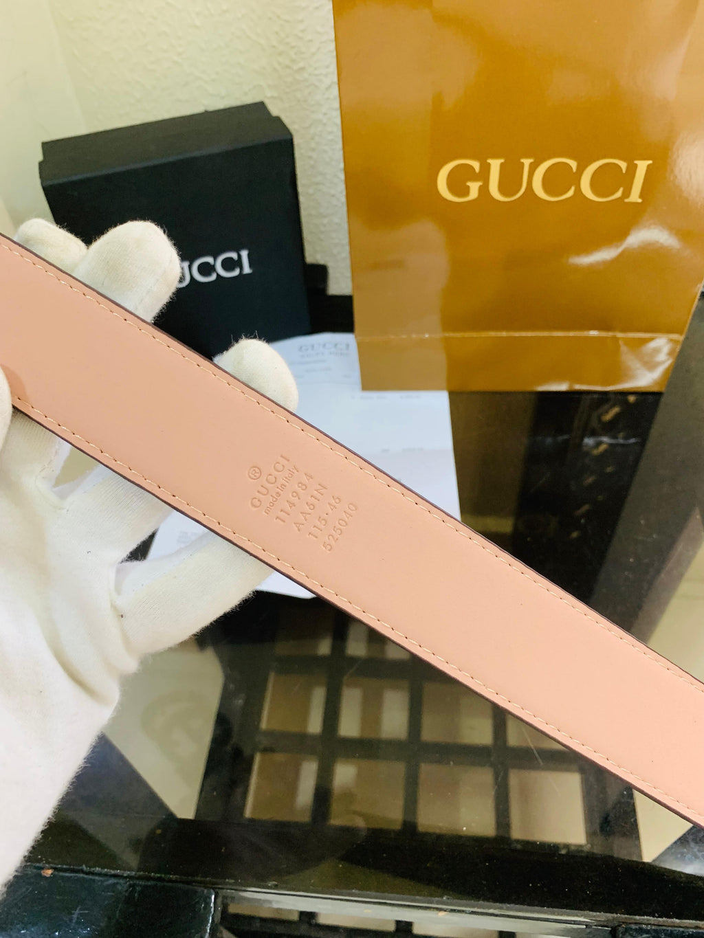 Gucci printed premium quality belt