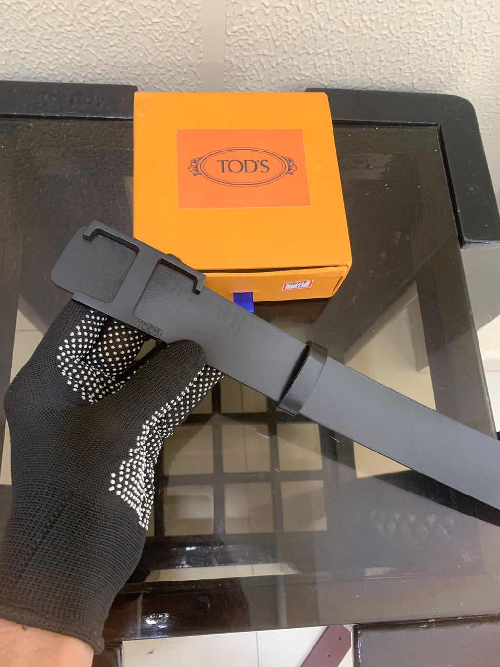todss full black premium quality belt