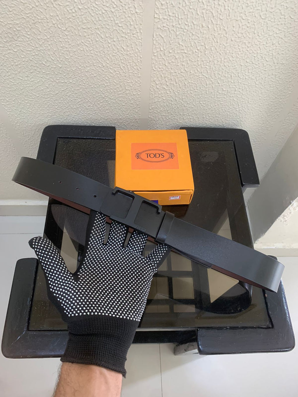 todss full black premium quality belt
