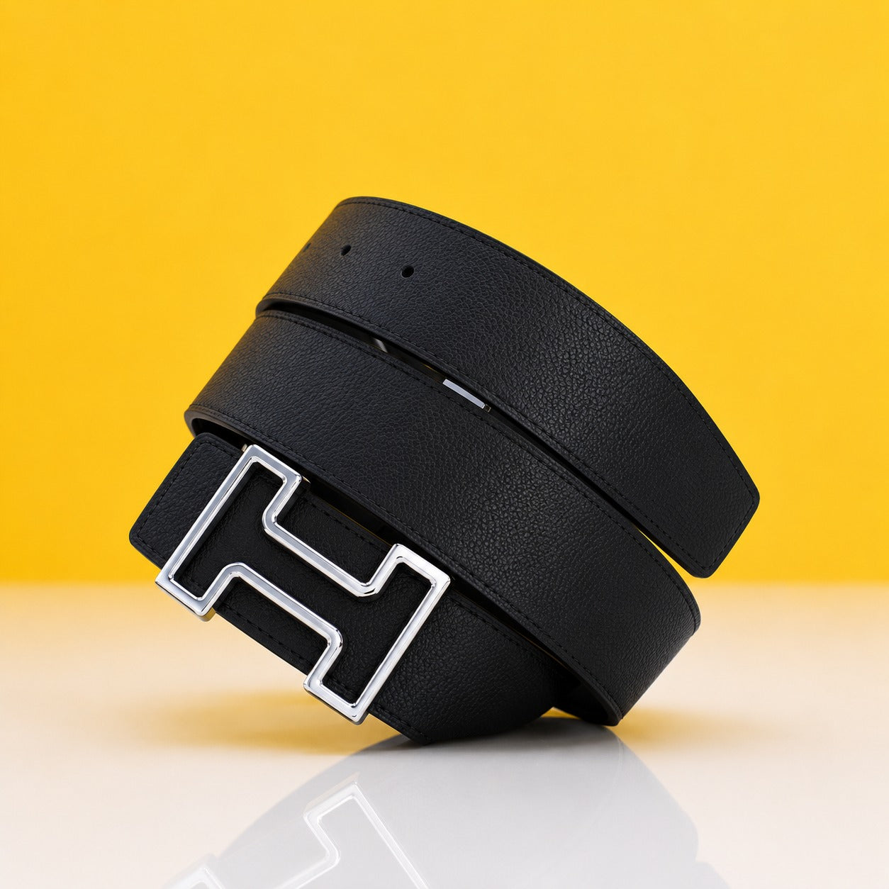 Premium Hermes Black Belt For Men