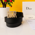 Diorr diamond black printed premium quality belt