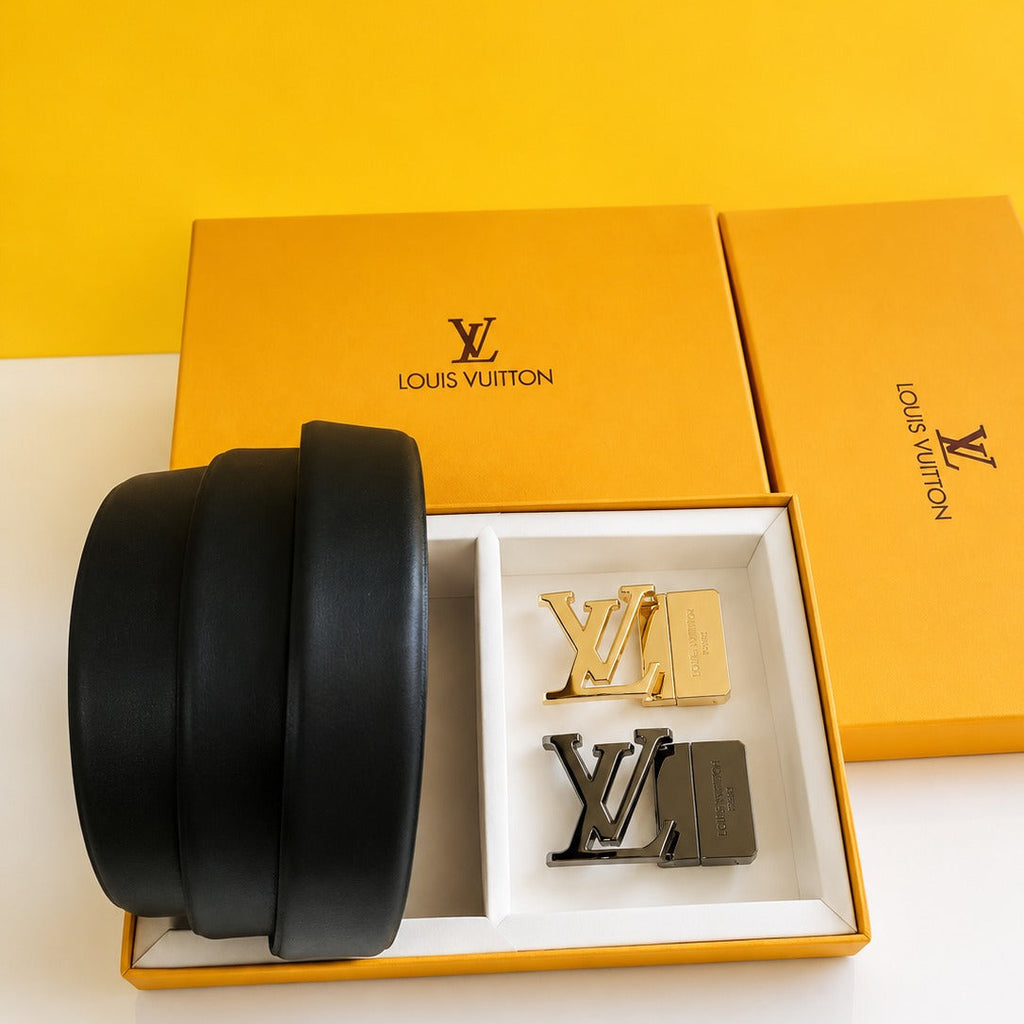 Louis Vuitton Premium Quality 2-Piece Buckle Combo