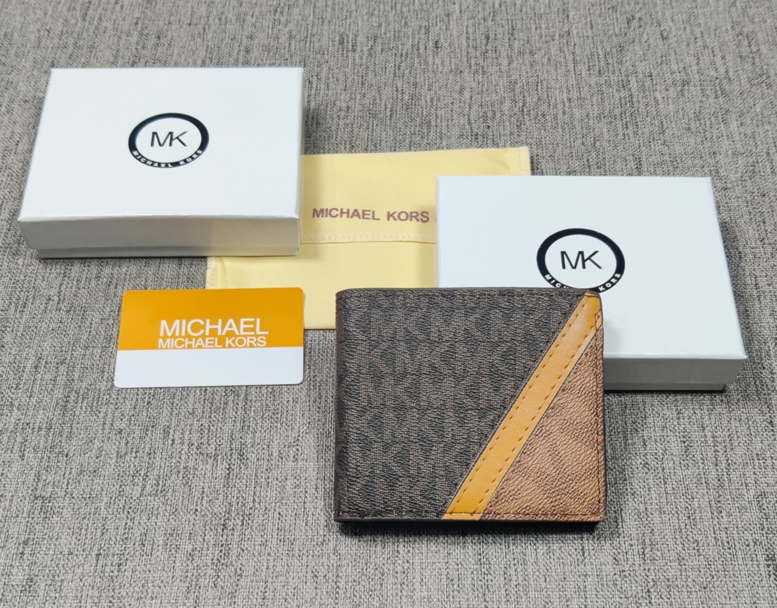 michael korss leather heavy quality multi color latest full fancy look wallet for man
