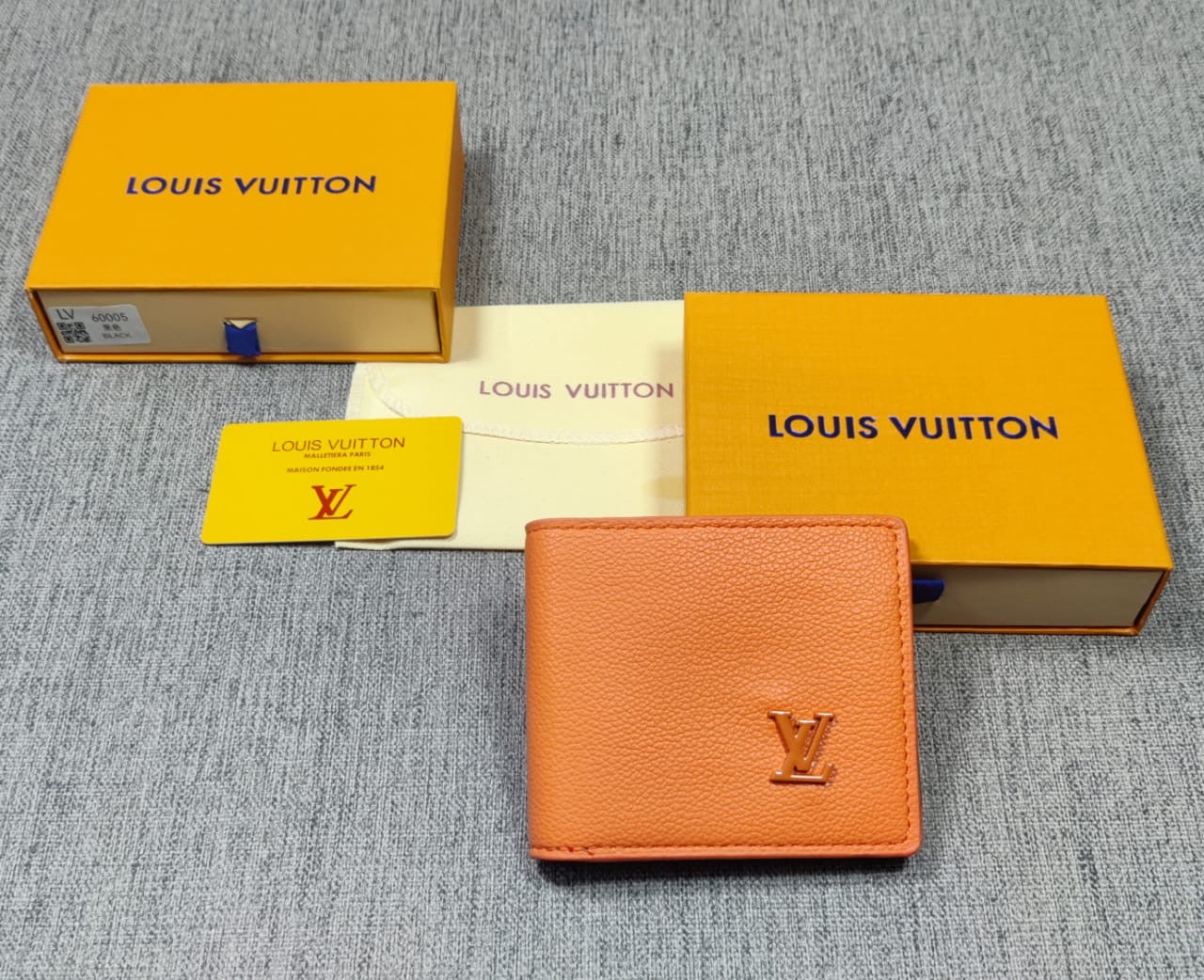 lv leather heavy ayality multiple color latest full printed design fncy look wallet